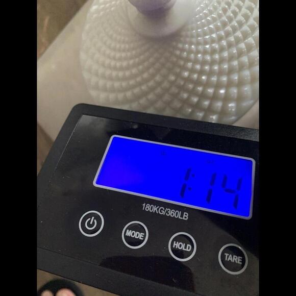 Vintage Westmoreland English Hobnail Sawtooth Milk Glass Compote Dish Lid - Picture 12 of 12